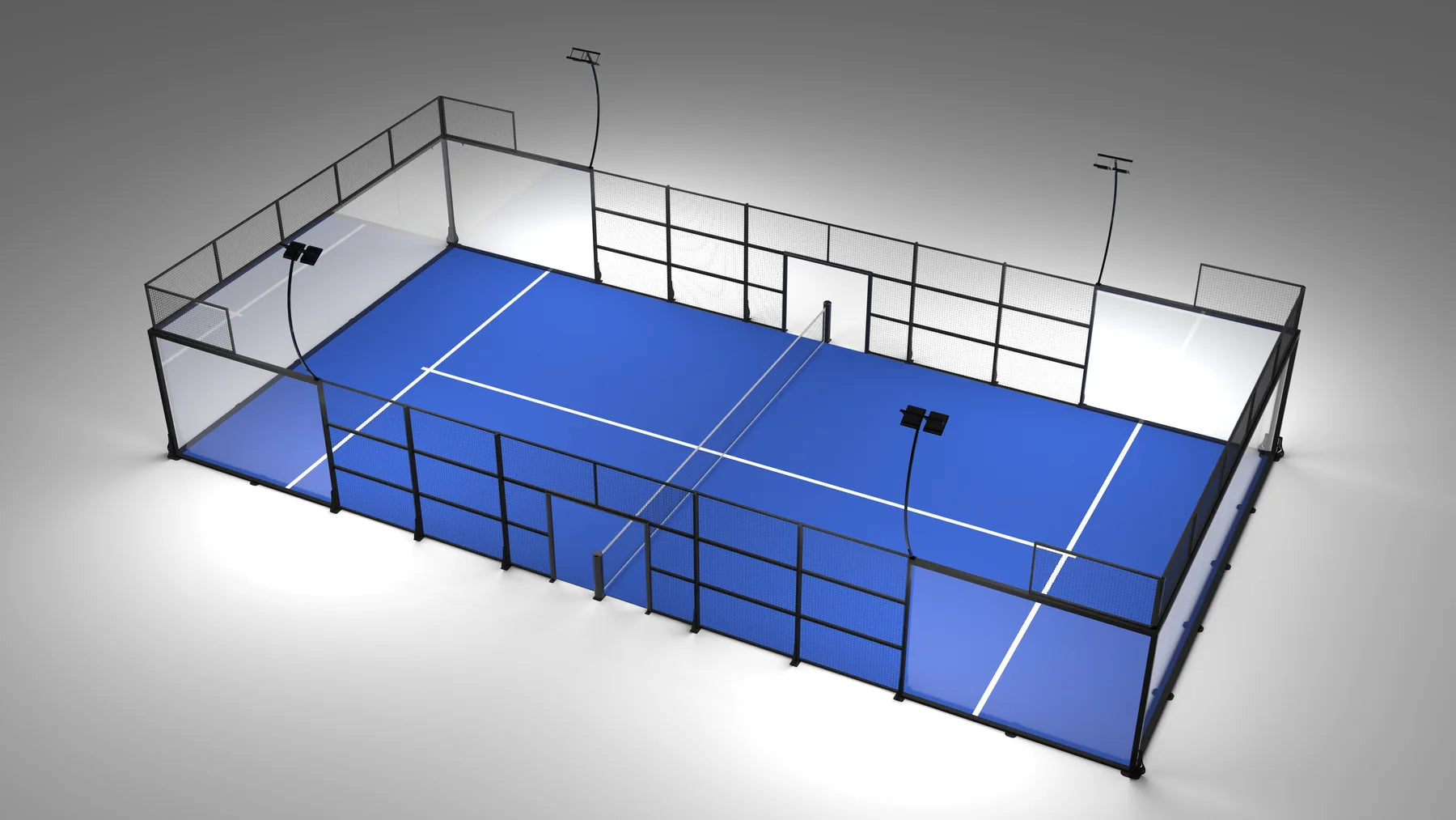 OP-02 Panoramic padel court render