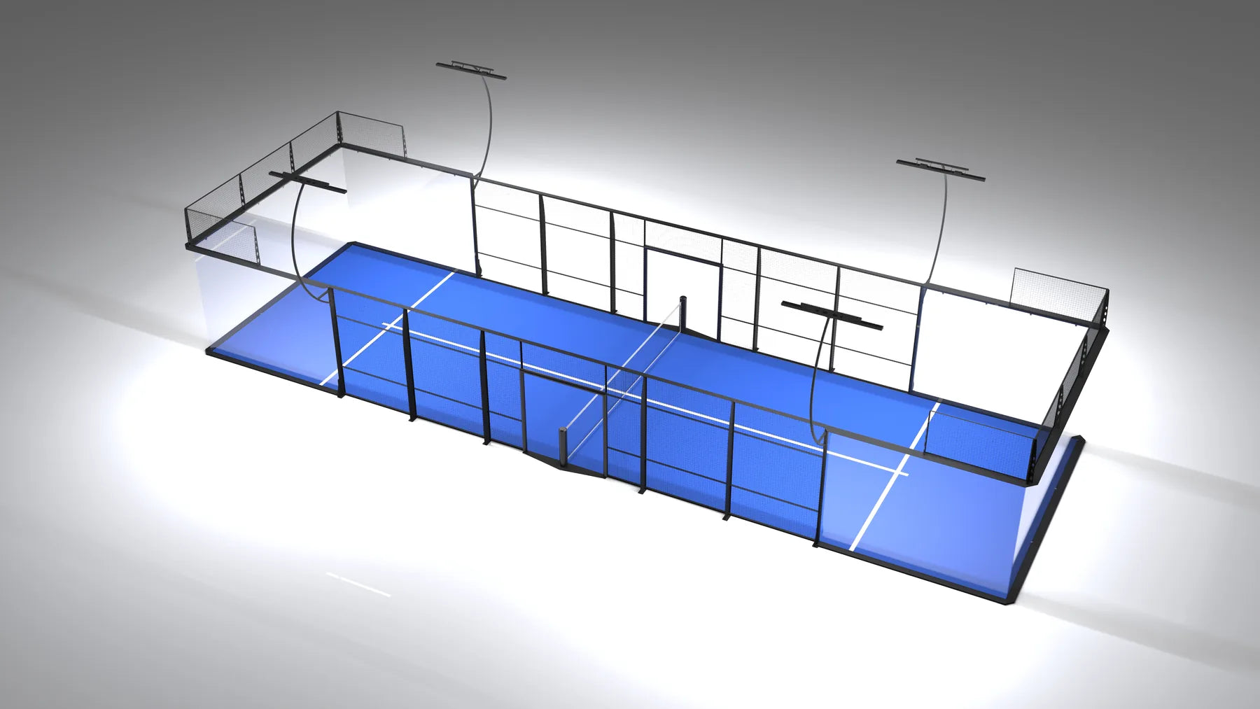 OP-07 Single Court padel court render
