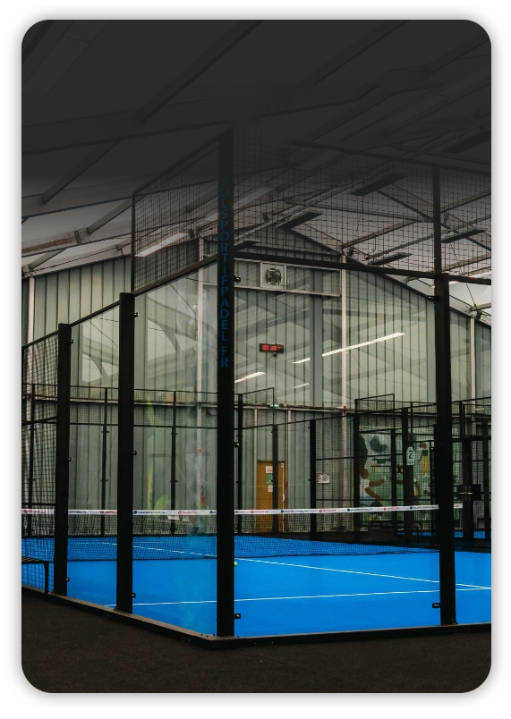 Premium glass padel court
